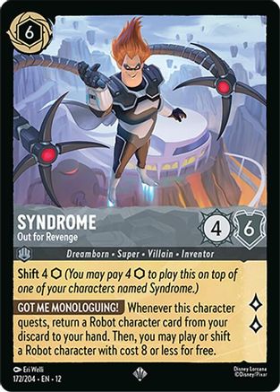 Syndrome - Out for Revenge (172/204) [Wilds Unknown] Cold Foil - Deck Out Gaming