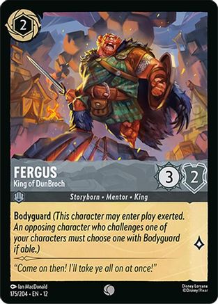 Fergus - King of DunBroch (175/204) [Wilds Unknown] Cold Foil - Deck Out Gaming