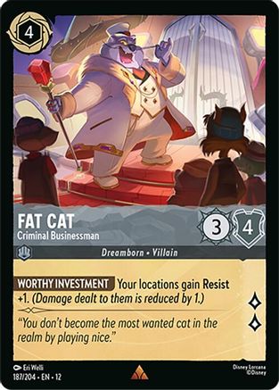 Fat Cat - Criminal Businessman (187/204) [Wilds Unknown] - Deck Out Gaming
