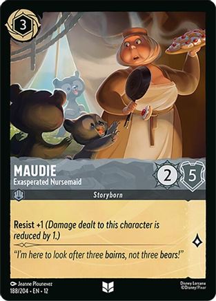 Maudie - Exasperated Nursemaid (188/204) [Wilds Unknown] - Deck Out Gaming