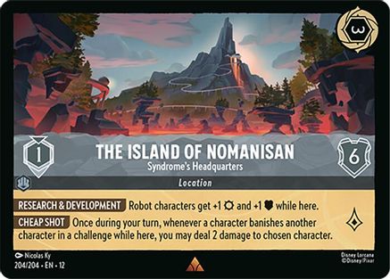 The Island of Nomanisan - Syndrome's Headquarters (204/204) [Wilds Unknown] Cold Foil - Deck Out Gaming