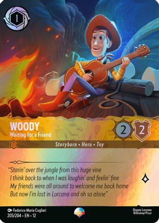 Woody - Waiting for a Friend (Epic) (205/204) [Wilds Unknown] Holofoil - Deck Out Gaming