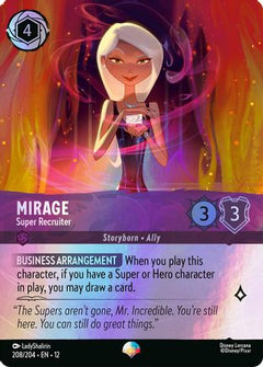 Mirage - Super Recruiter (Epic) (208/204) [Wilds Unknown] Holofoil - Deck Out Gaming