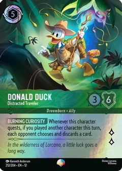 Donald Duck - Distracted Traveler (Epic) (212/204) [Wilds Unknown] Holofoil - Deck Out Gaming