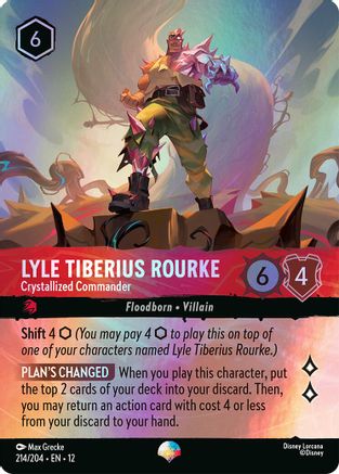 Lyle Tiberius Rourke - Crystallized Commander (Epic) (214/204) [Wilds Unknown] Holofoil - Deck Out Gaming