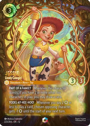 Jessie - Lively Cowgirl (Enchanted) (223/204) [Wilds Unknown] Holofoil - Deck Out Gaming