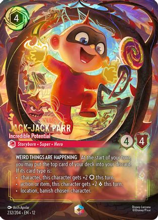 Jack-Jack Parr - Incredible Potential (Enchanted) (232/204) [Wilds Unknown] Holofoil - Deck Out Gaming
