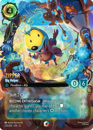 Zipper - Big Helper (Enchanted) (235/204) [Wilds Unknown] Holofoil - Deck Out Gaming