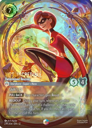 Mrs. Incredible - Determined Rescuer (Enchanted) (239/204) [Wilds Unknown] Holofoil - Deck Out Gaming