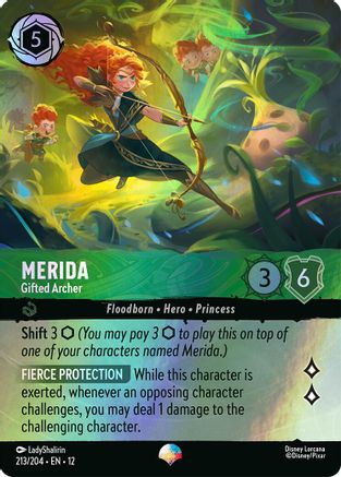 Merida - Gifted Archer (Epic) (213/204) [Wilds Unknown] Holofoil - Deck Out Gaming