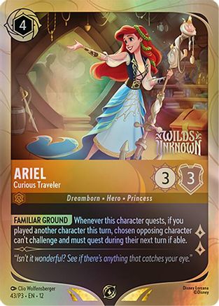 Ariel - Curious Traveler (43) [Disney Lorcana Promo Cards] Holofoil - Deck Out Gaming