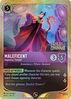 Maleficent - Imperious Traveler (44) [Disney Lorcana Promo Cards] Holofoil - Deck Out Gaming