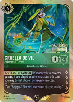 Cruella De Vil - Judgmental Traveler (45) [Disney Lorcana Promo Cards] Holofoil - Deck Out Gaming