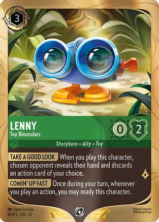 Lenny - Toy Binoculars (49) [Disney Lorcana Promo Cards] Holofoil-1