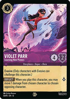 Violet Parr - Learning New Powers (55) [Disney Lorcana Promo Cards] Cold Foil-1