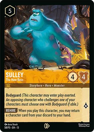 Sulley - The New Boss (58) [Disney Lorcana Promo Cards] Holofoil