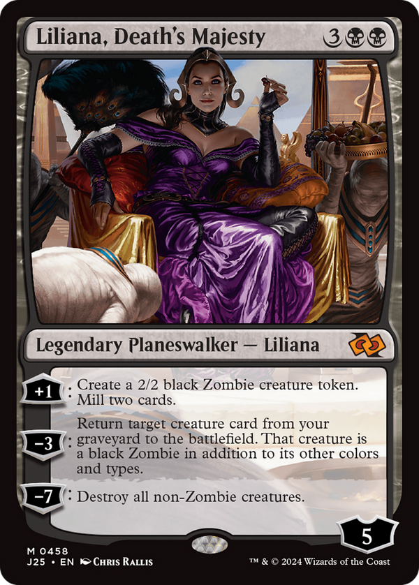 Liliana, Death's Majesty (458) [Foundations Jumpstart] - Deck Out Gaming
