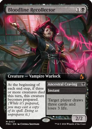 Bloodline Recollector (Extended Art) (427) [Reality Fracture] foil
