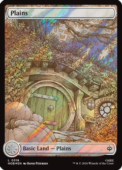 Plains (0319) (Surge Foil) (319) [The Hobbit] foil-1
