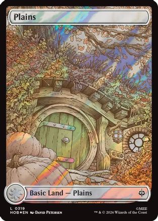 Plains (0319) (Surge Foil) (319) [The Hobbit] foil