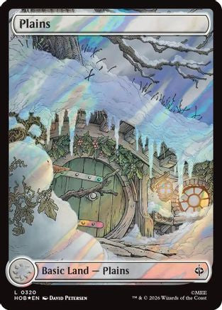 Plains (0320) (Surge Foil) (316) [The Hobbit] foil