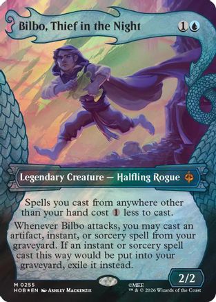 Bilbo, Thief in the Night (Showcase) (Surge Foil) (255) [The Hobbit] foil
