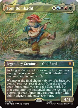 Tom Bombadil (Borderless) (Surge Foil) (78) [The Hobbit] foil-1