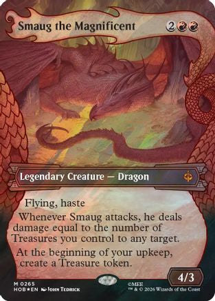 Smaug the Magnificent (Showcase) (Surge Foil) (265) [The Hobbit] foil