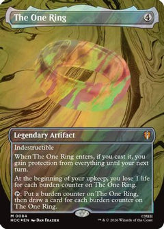 The One Ring (Borderless) (Surge Foil) (84) [The Hobbit] foil-1