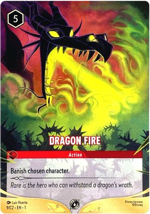 Dragon Fire (9/C2) (1) [Disney Lorcana Promo Cards] - Deck Out Gaming