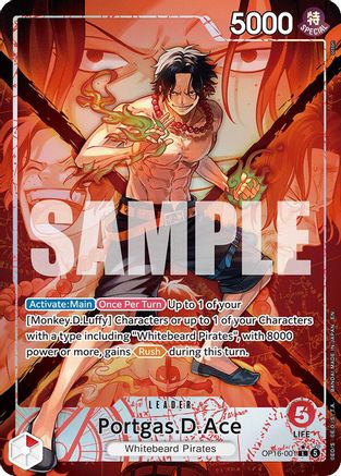 Portgas.D.Ace (Alternate Art) (OP16-001) [The Time of Battle] Foil - Deck Out Gaming