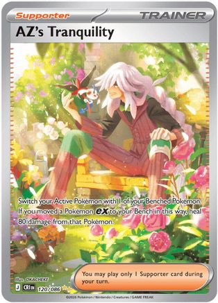 AZ's Tranquility - 120/086 (120) [ME04: Chaos Rising] Holofoil - Deck Out Gaming