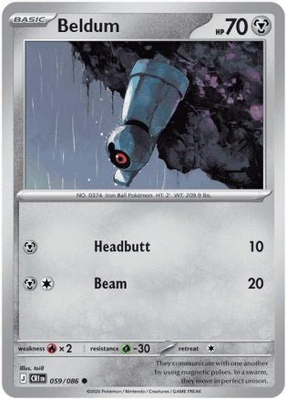 Beldum (59) [ME04: Chaos Rising] - Deck Out Gaming
