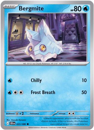 Bergmite (23) [ME04: Chaos Rising] Reverse Holofoil - Deck Out Gaming