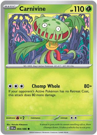 Carnivine (4) [ME04: Chaos Rising] Reverse Holofoil - Deck Out Gaming