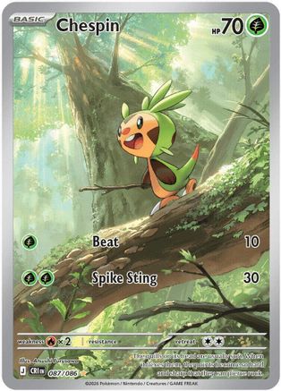 Chespin - 087/086 (87) [ME04: Chaos Rising] Holofoil - Deck Out Gaming