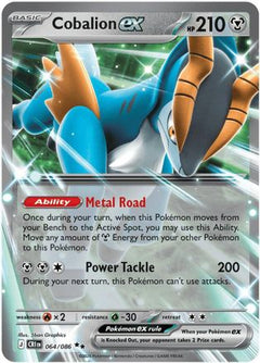 Cobalion ex - 064/086 (64) [ME04: Chaos Rising] Holofoil - Deck Out Gaming