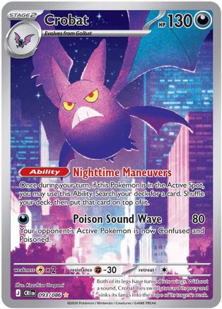 Crobat - 093/086 (93) [ME04: Chaos Rising] Holofoil - Deck Out Gaming