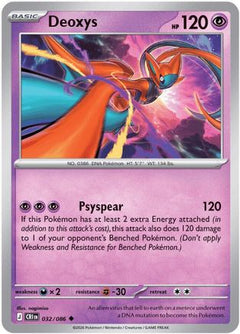 Deoxys - 032/086 (32) [ME04: Chaos Rising] Reverse Holofoil - Deck Out Gaming