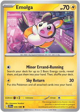 Emolga (30) [ME04: Chaos Rising] - Deck Out Gaming