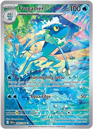 Frogadier - 089/086 (89) [ME04: Chaos Rising] Holofoil - Deck Out Gaming