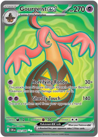 Gourgeist ex - 102/086 (102) [ME04: Chaos Rising] Holofoil - Deck Out Gaming
