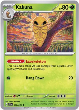 Kakuna (2) [ME04: Chaos Rising] Reverse Holofoil - Deck Out Gaming