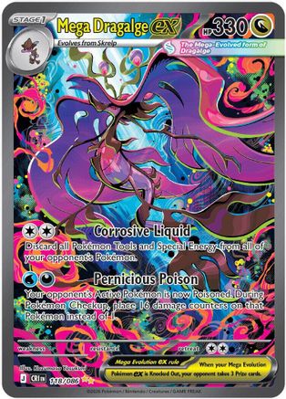 Mega Dragalge ex - 118/086 (118) [ME04: Chaos Rising] Holofoil - Deck Out Gaming