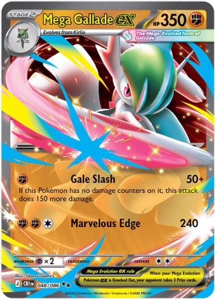 Mega Gallade ex (48) [ME04: Chaos Rising] Holofoil - Deck Out Gaming