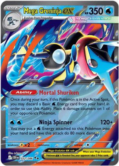 Mega Greninja ex - 022/086 (22) [ME04: Chaos Rising] Holofoil - Deck Out Gaming