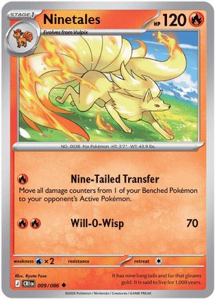 Ninetales (9) [ME04: Chaos Rising] - Deck Out Gaming