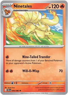 Ninetales (9) [ME04: Chaos Rising] Reverse Holofoil - Deck Out Gaming