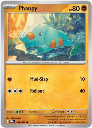Phanpy (44) [ME04: Chaos Rising] - Deck Out Gaming