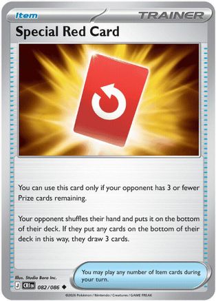 Special Red Card - 082/086 (82) [ME04: Chaos Rising] Reverse Holofoil - Deck Out Gaming
